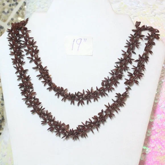 Jewelry 196s Hawaiian Vintage Brown Koa Seed 19 Long Beach Vibes